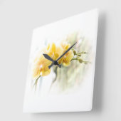 Yellow Moth Orchid in Sunshine Vierkante Klok (Hoek)