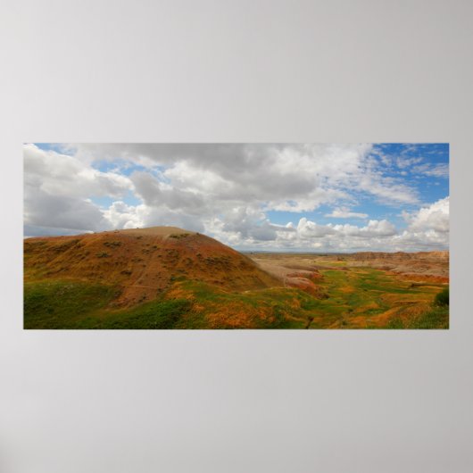 Yellow Mounds Overlook, Badlands NP, South Dakota Poster (Voorkant)