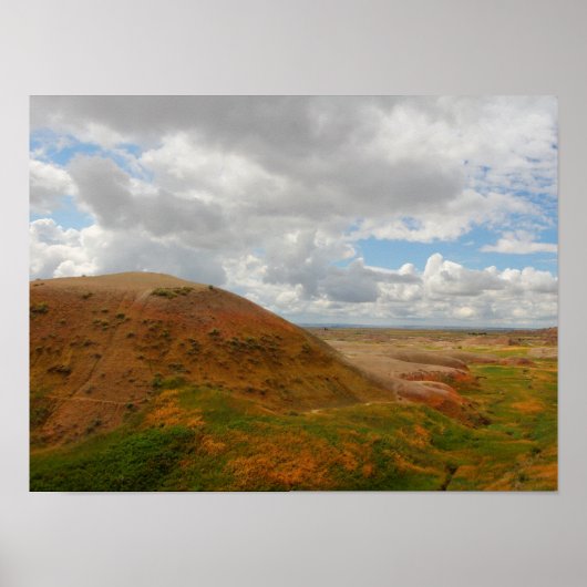Yellow Mounds Overlook, Badlands NP, South Dakota Poster (Voorkant)