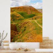 Yellow Mounds Overlook, Badlands NP, South Dakota Poster (Keuken)