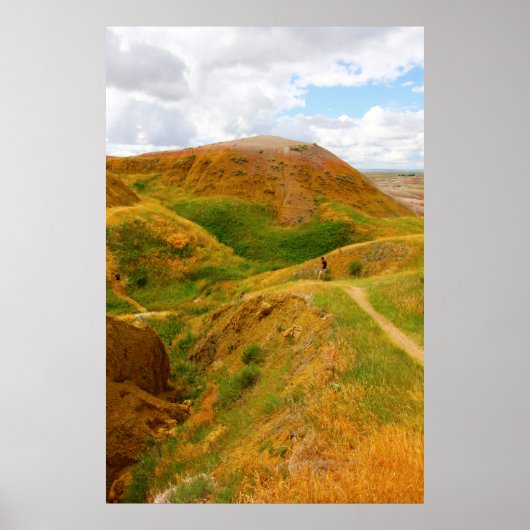 Yellow Mounds Overlook, Badlands NP, South Dakota Poster (Voorkant)