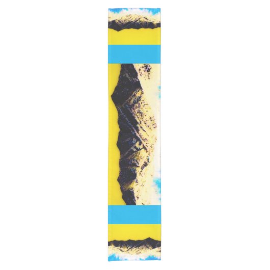 Yellow Mountain Table Runner Korte Tafelloper (Voorkant)