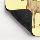 Yellow Mouse Pad with motivational text and horse Muismat (Hoek)