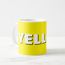YELLOW Mug – Sunshine in Ceramic | We Are All Mugs Koffiemok