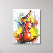 “Yellow Muse Melody” Canvas Afdruk (Voorkant)