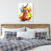 “Yellow Muse Melody” Canvas Afdruk (Insitu (Slaapkamer))