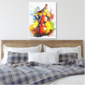 “Yellow Muse Melody” Canvas Afdruk (Insitu (Slaapkamer))