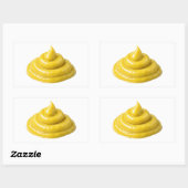 Yellow Mustard Sauce Swirl Isolated Sticker (Vel)