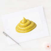 Yellow Mustard Sauce Swirl Isolated Sticker (Envelop)