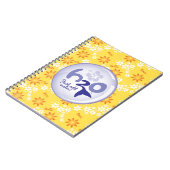 Yellow Name Pattern Notitieboek (Linkerzijde)