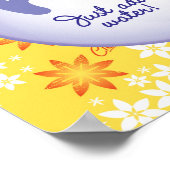 Yellow Name Pattern Poster (Hoek)