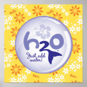 Yellow Name Pattern Poster (Voorkant)