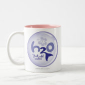 Yellow Name Pattern Tweekleurige Koffiemok (Links)