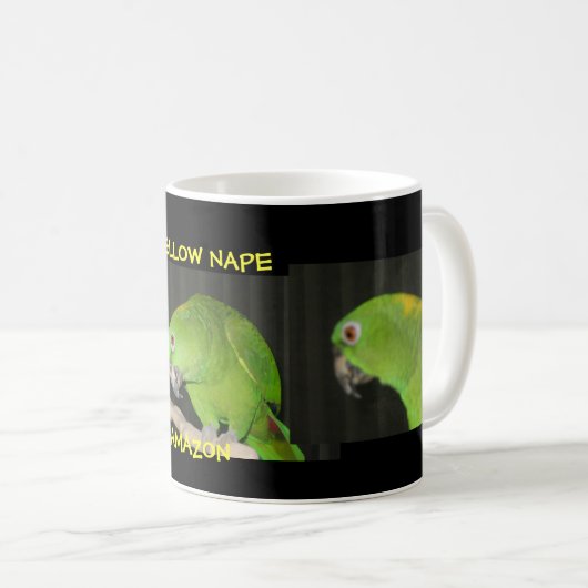 YELLOW NAPE AMAZON KOFFIEMOK (Voorkant rechts)