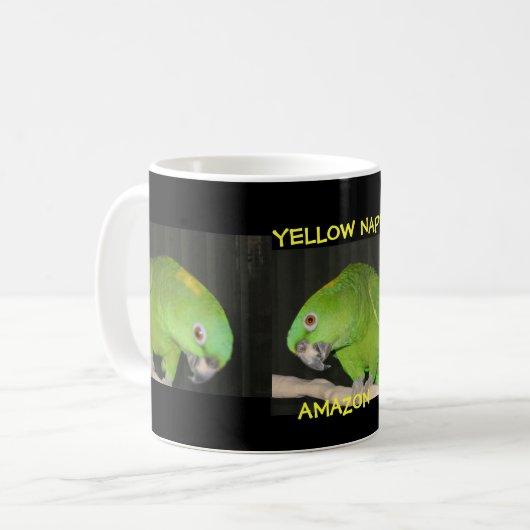 YELLOW NAPE AMAZON KOFFIEMOK (Voorkant links)