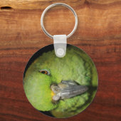 Yellow-Naped Amazon Parrot-Sleutelhanger Sleutelhanger (Voorkant)
