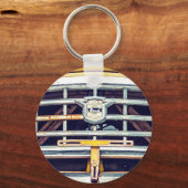 Yellow Nash Rambler Button Sleutelhanger (Voorkant)