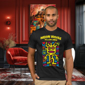 Yellow Neon Alien - Funky Pop Art Character T-shirt