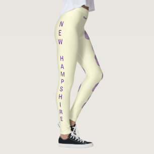 Yellow New Hampshire Paarse Lila Leggings