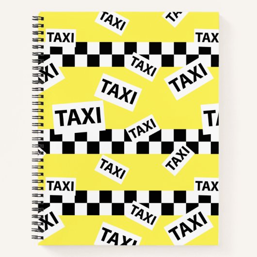 Yellow New York Taxi Cab Notitieboek (Voorkant)