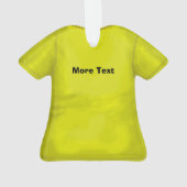 Yellow Nurse medische scrubs ornament (achterkant)