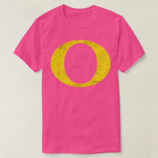 Yellow O Oregon T-shirt (Design voorkant)