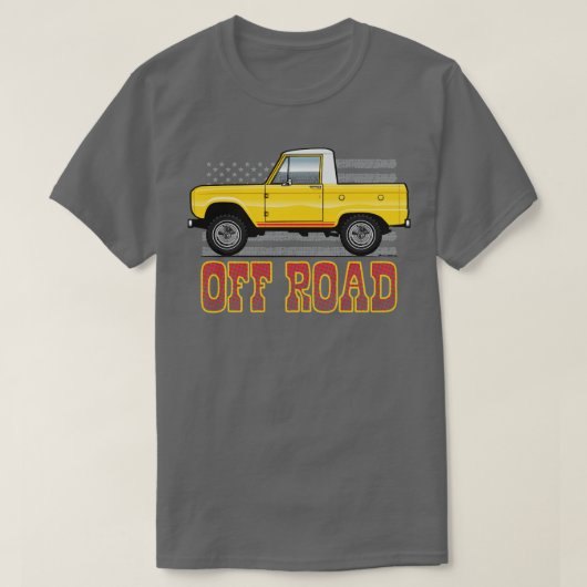 Yellow OffRoad T-shirt (Design voorkant)