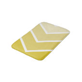 Yellow Ombré Chevron Stripes Pattern Badmat (Gekanteld)