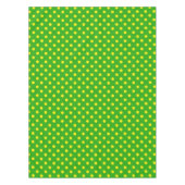 Yellow On Green Polka Dots Pattern Design Tafelkleed (Voorkant)