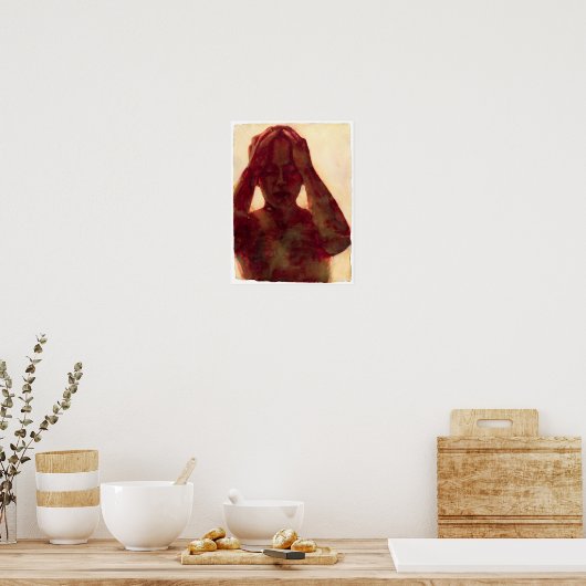 Yellow One Second Noise 2007 Poster (Keuken)