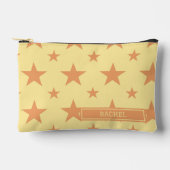 Yellow Orange Stars Pattern Constellation Pencil Etui (Voorkant)