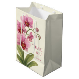 Yellow Orchid Business Thank You Gift Bag Medium Cadeauzakje
