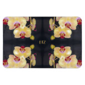 Yellow Orchid Pattern Magneet (Horizontaal)