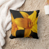 Yellow Orchid Pillow Kussen (Deken)