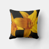 Yellow Orchid Pillow Kussen (Achterkant)