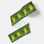 Yellow Orchid Ribbon Grosgrain Lint (Achterkant)