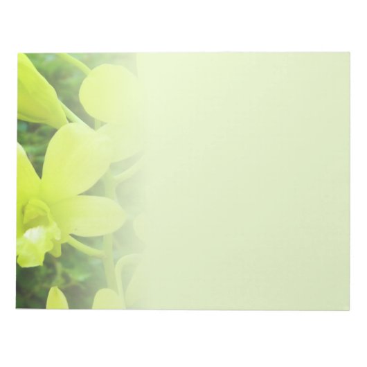 Yellow Orchids Notitieblok (Voorkant)