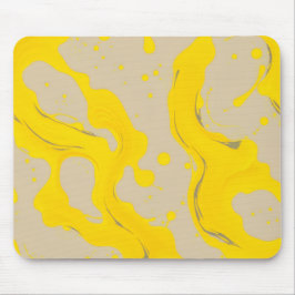 Yellow Organic Abstract Muismat