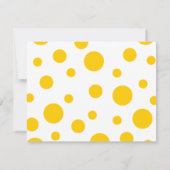 Yellow Owl Bedankkaart (Achterkant)