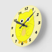 Yellow Owl Design Ronde Klok (Hoek)