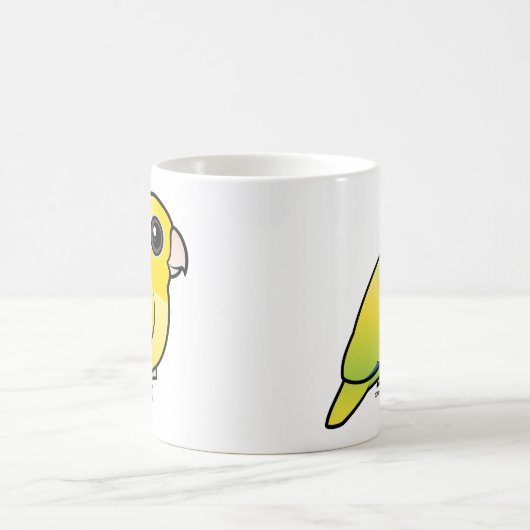 Yellow Pacific Parrotlet Koffiemok (Center)