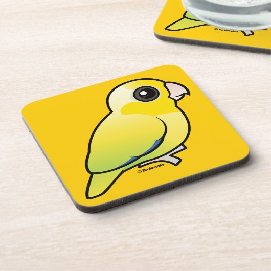 Yellow Pacific Parrotlet Onderzetter (Linkerzijde)