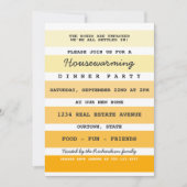 Yellow Paint Sample Housewarming Party Kaart (Voorkant)