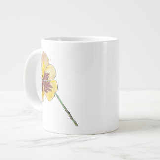 Yellow Pansy Grote Koffiekop