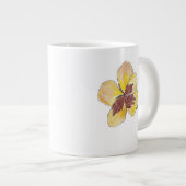 Yellow Pansy Grote Koffiekop (Voorkant rechts)