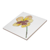 Yellow Pansy Tegeltje (Zijkant)
