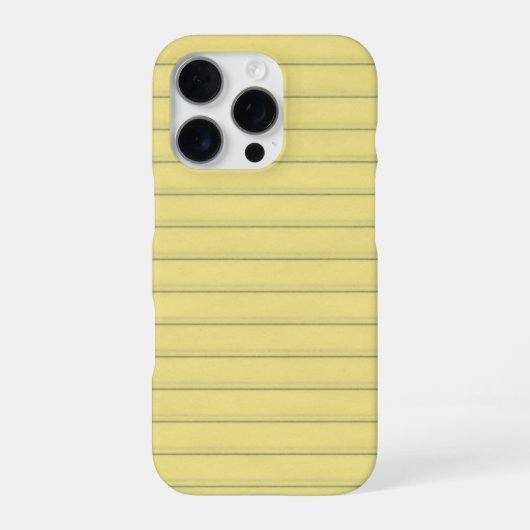 Yellow Paper iPhone Case Hoesje (Achterkant)