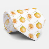 Yellow Passion Fruit Stropdas (Opgerold)