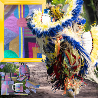 "Yellow Pathway" Kussen