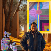 "Yellow Pathway" Tissuepapier